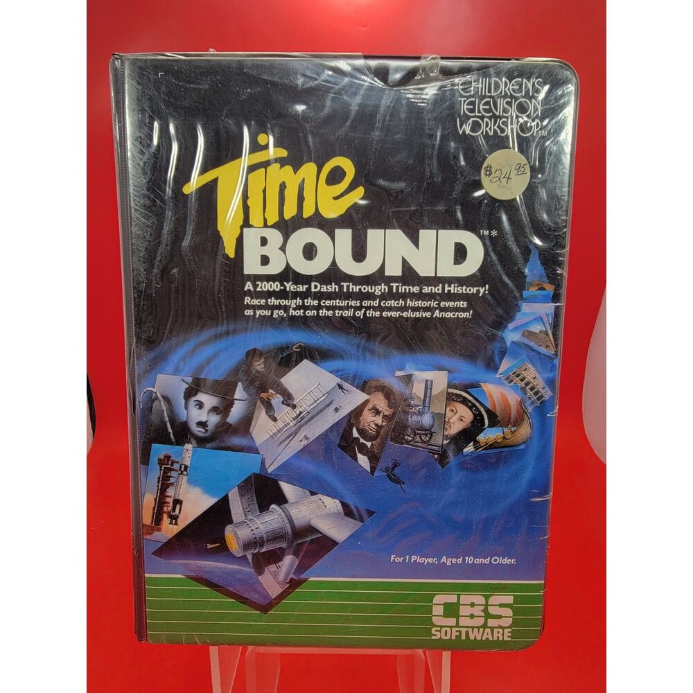 Atari ST/Commodore 64 Time Bound Game New Seales 1984